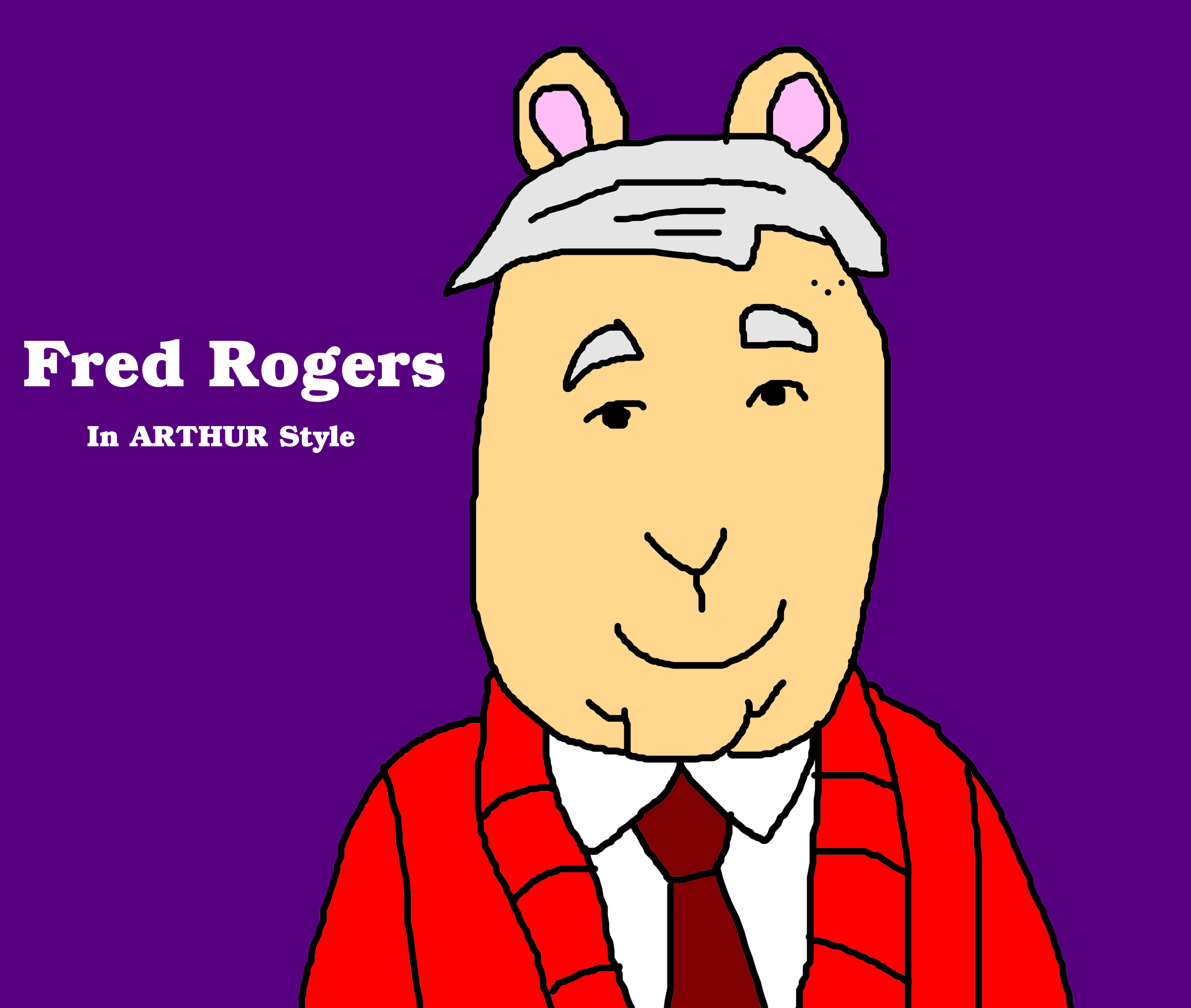 Fred Rws Arthur Deviantart Fred Rogers in Arthur Style by MJEGameandComicFan89 on DeviantArt