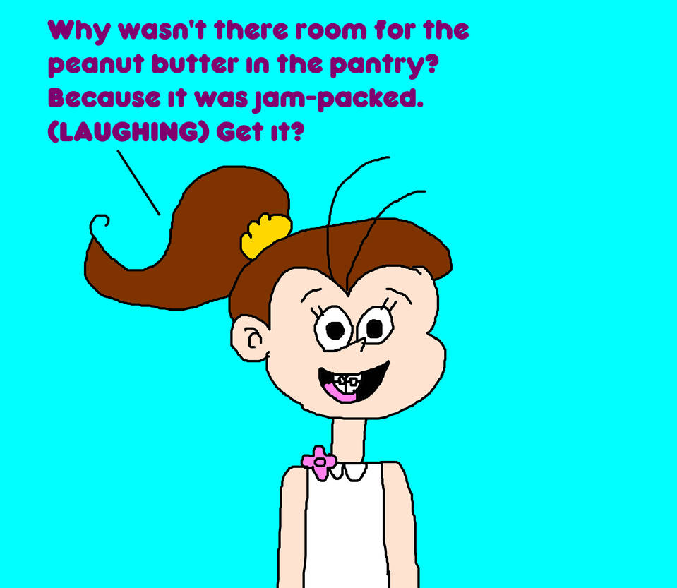 Luan Loud S Peanut Butter Joke By Mjegameandcomicfan89 On Deviantart