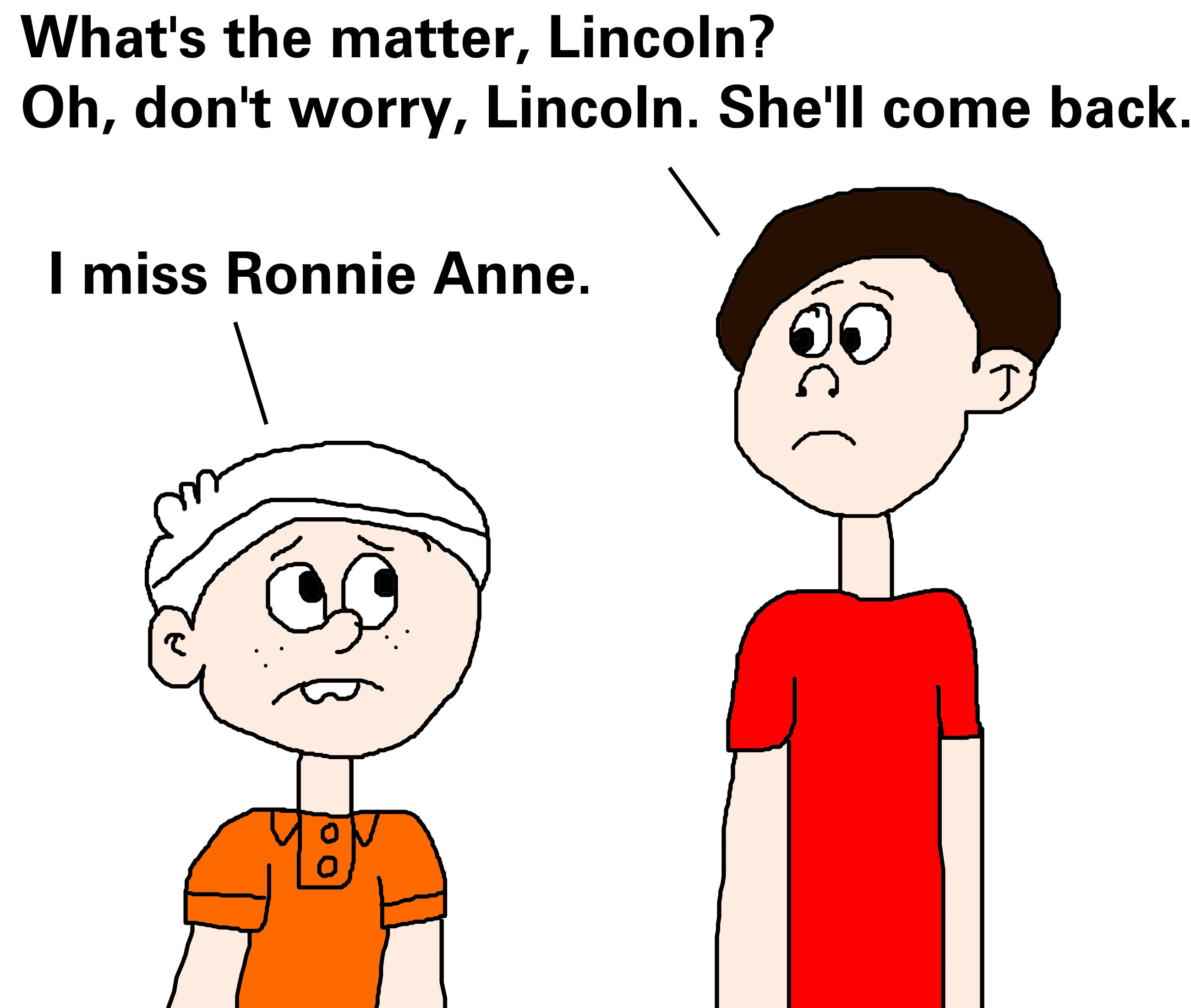 Lincoln Told Alan that He Misses Ronnie Anne