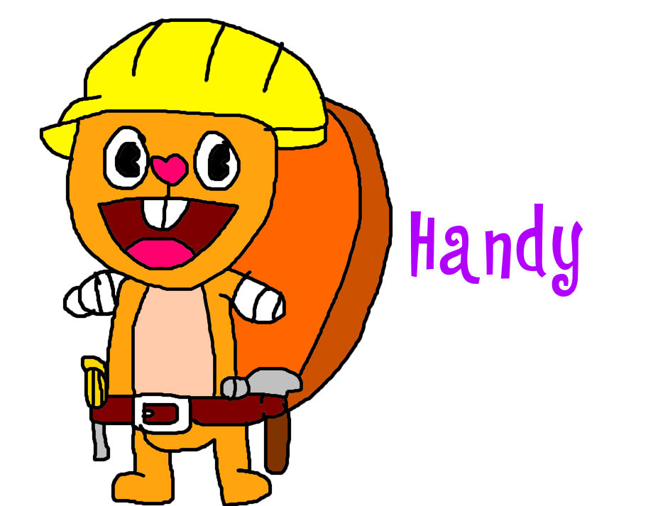 Handy from Happy Tree Friends by MJEGameandComicFan89 on DeviantArt