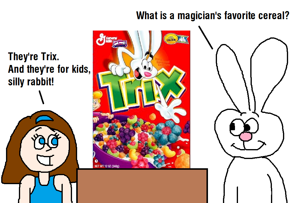 The Trix Rabbit Told Kathy a Magic Joke by MJEGameandComicFan89 on ...