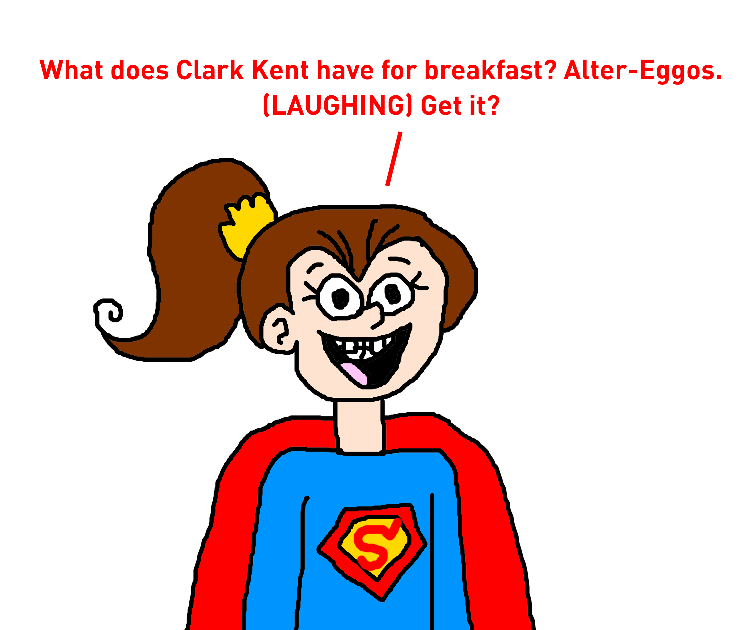 Luan Loud's Clark Kent Breakfast Joke