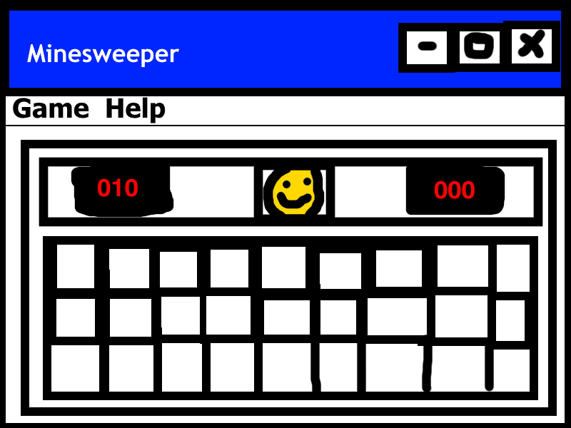 Minesweeper (Drawn) by MJEGameandComicFan89 on DeviantArt