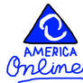 The First AOL Logo from 1991 to 2005