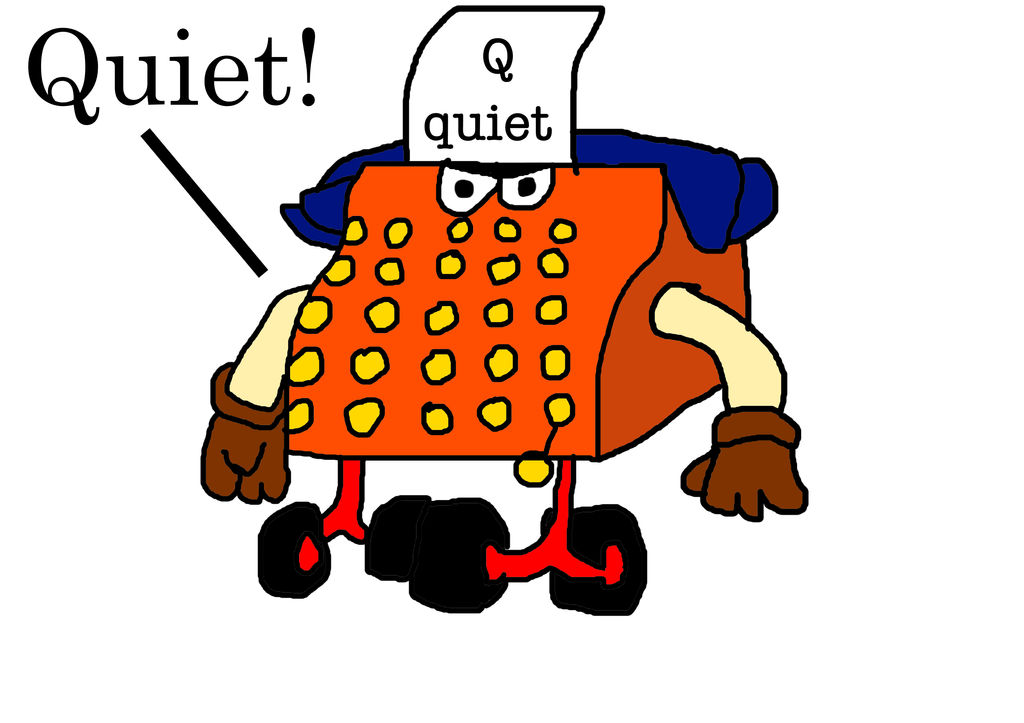 The Typewriter Yells QUIET! by MJEGameandComicFan89 on DeviantArt