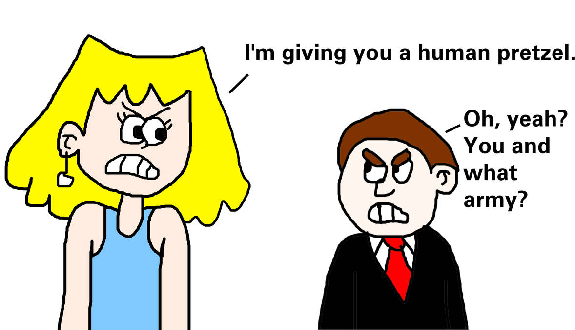 A Human Pretzel for Jimmy Castello by MJEGameandComicFan89 on DeviantArt