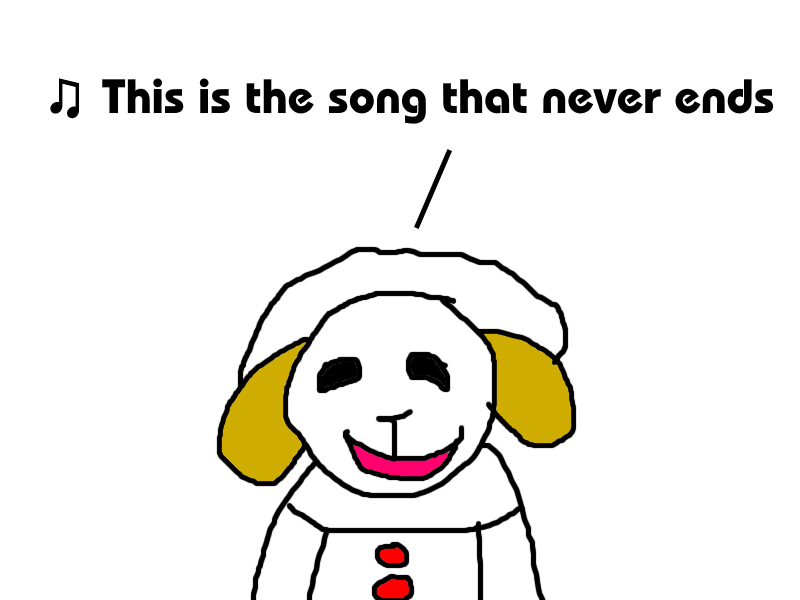 Lamb Chop Song That Never Ends Lyrics Lamb Chop Singing The Song that Doesn't End by MJEGameandComicFan89 on