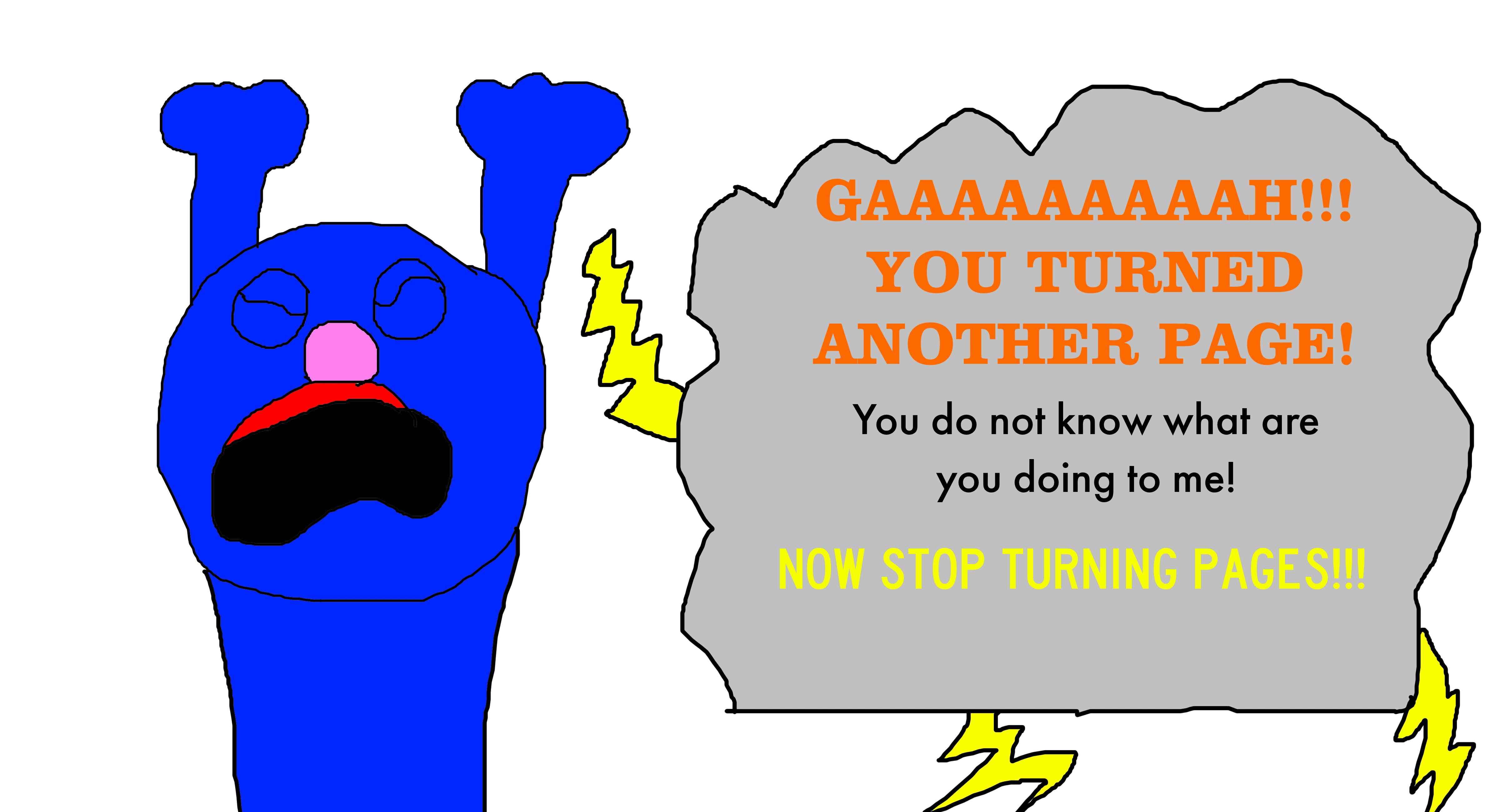 I Turned Another Page on Grover! by on DeviantArt