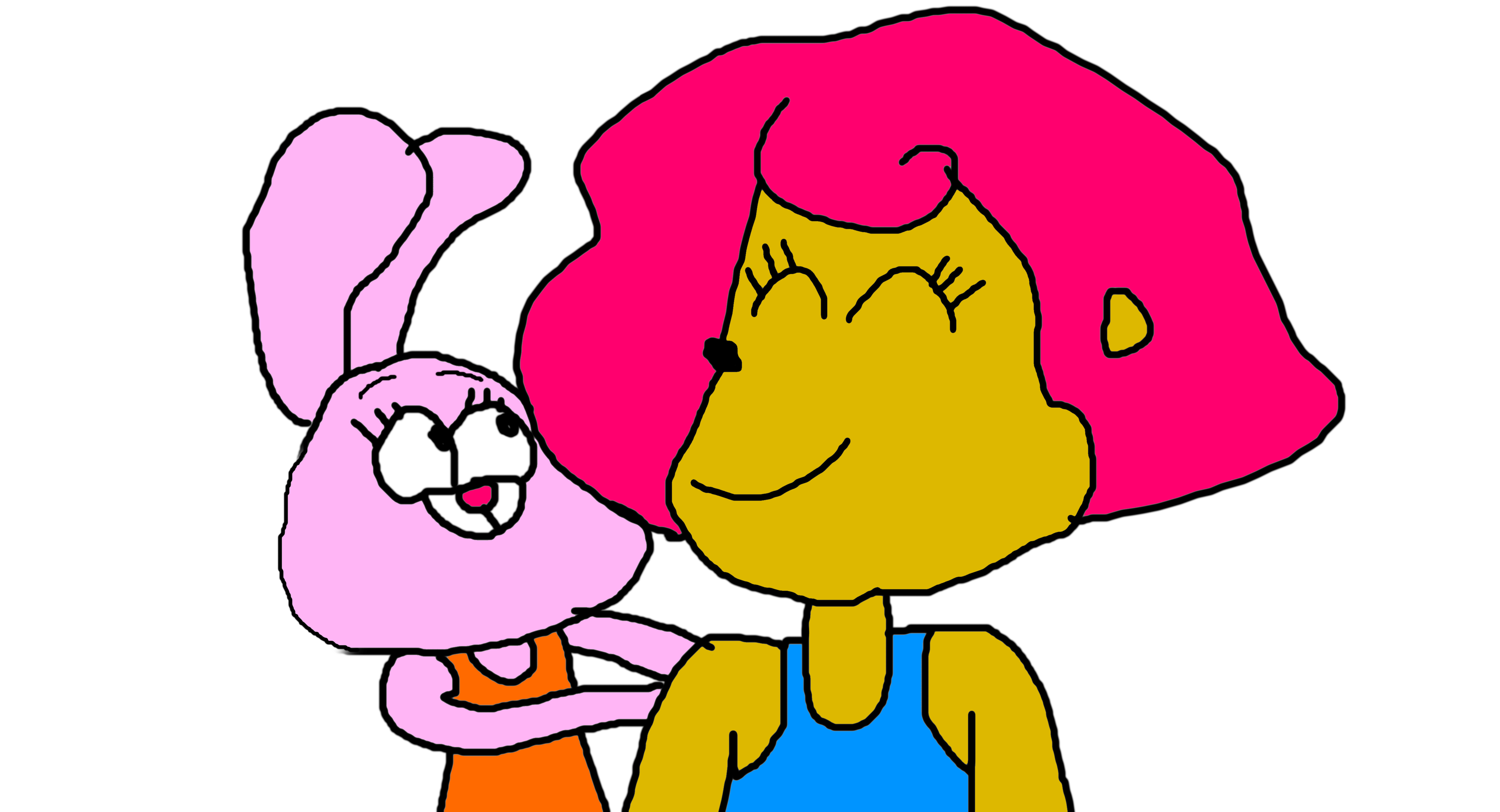 Patsy Bug Anais Watterson Hugging Patsy by MJEGameandComicFan89 on DeviantArt