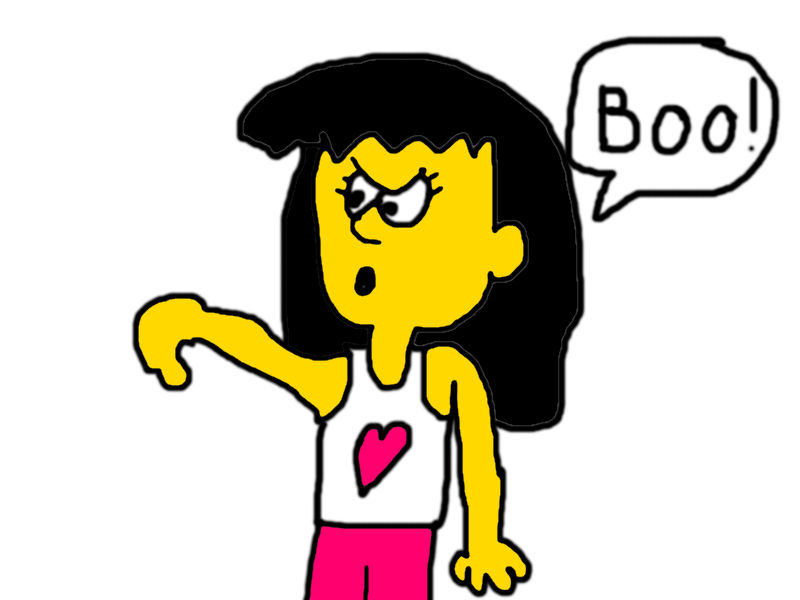 Sandra Patel Yelling, Boo! by MJEGameandComicFan89 on DeviantArt