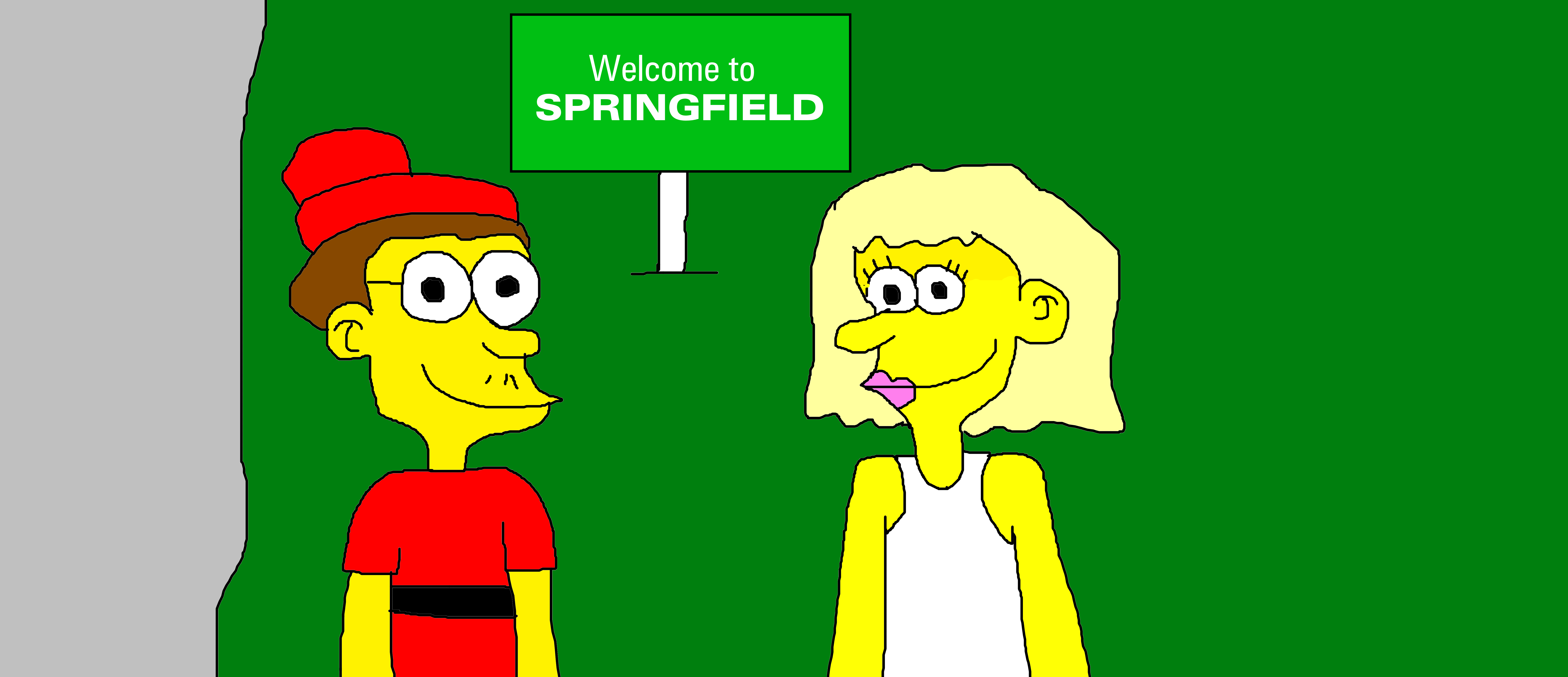 Simpsons Adam and Holli at Springfield by MJEGameandComicFan89 on ...
