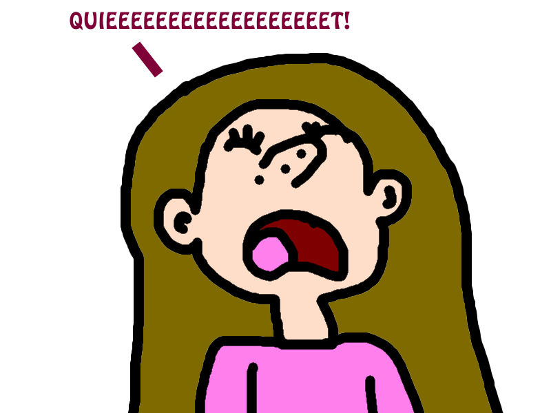 Allie Shea Yelling QUIET! by MJEGameandComicFan89 on DeviantArt