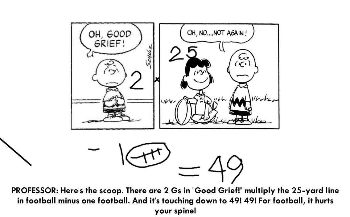 Peanuts Math from the Peanuts Professor by MJEGameandComicFan89 on ...