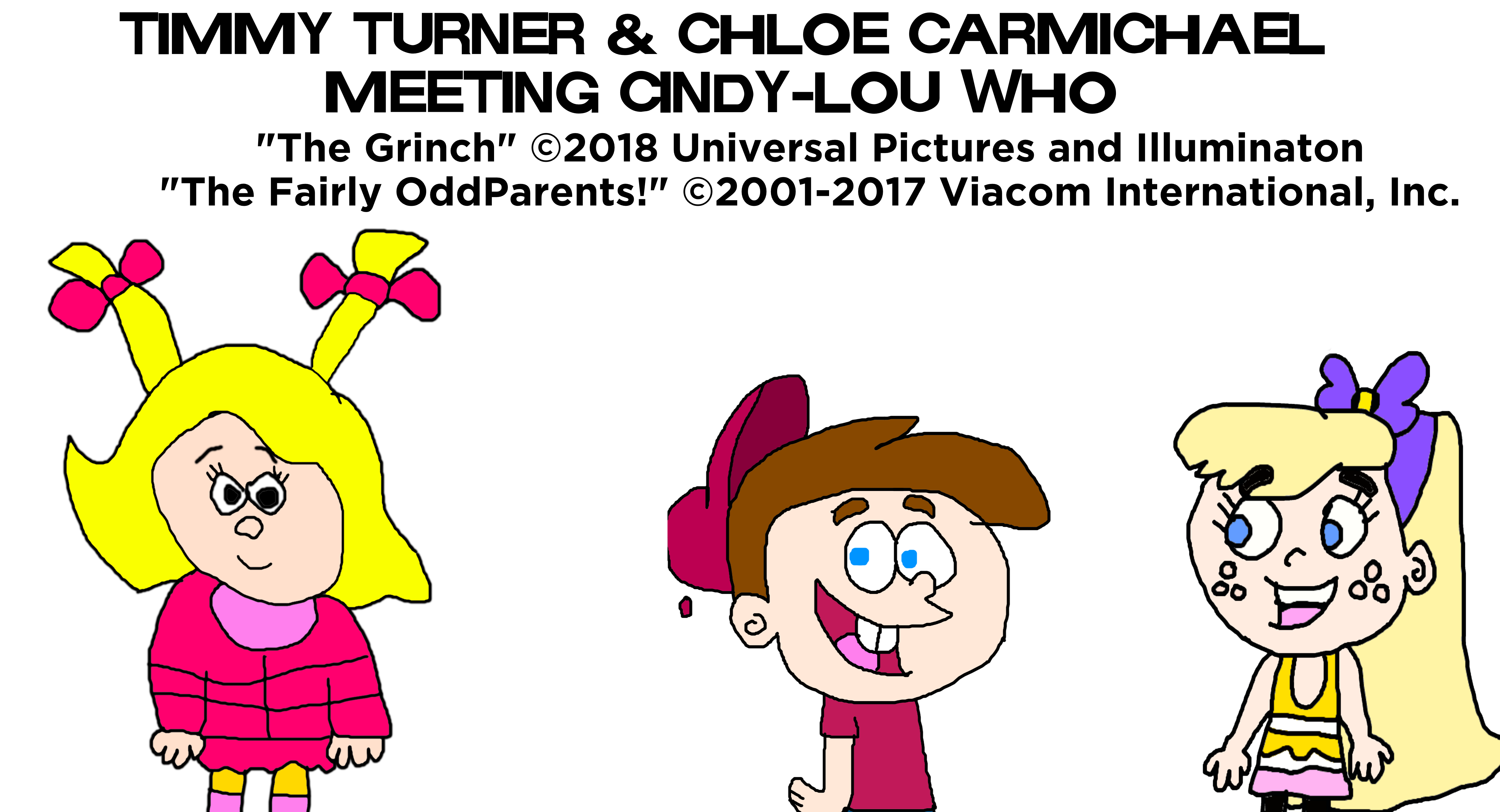Timmy and Chloe Met Cindy Lou-Who by MJEGameandComicFan89 on DeviantArt