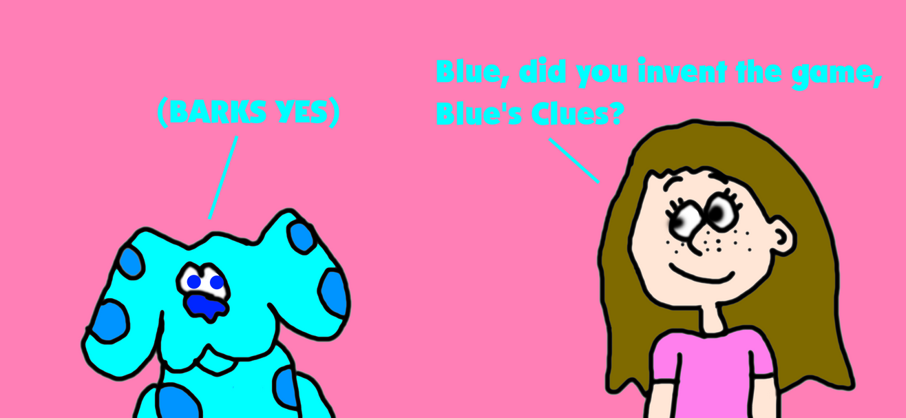 Blue Invented Blue's Clues, Allie! by MJEGameandComicFan89 on DeviantArt