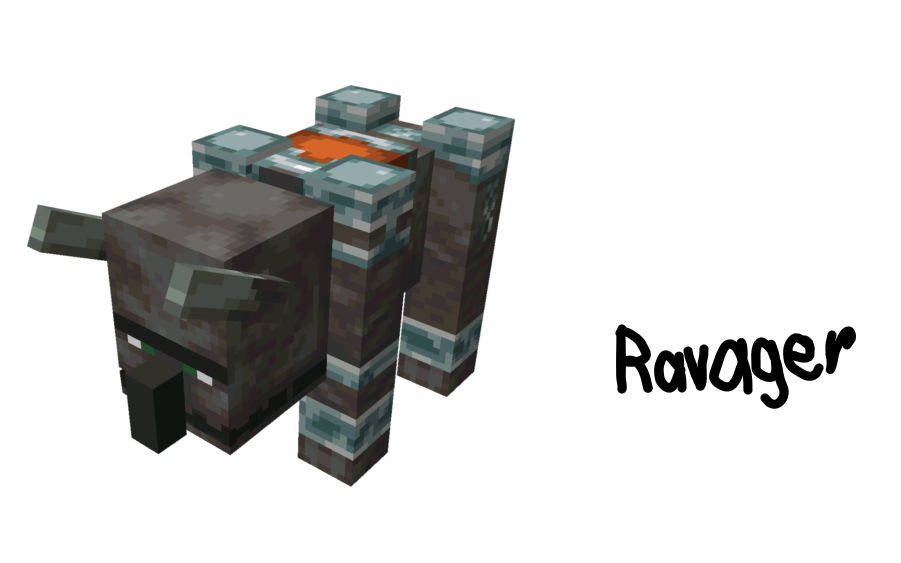 Ravager from Mojang's Minecraft by MJEGameandComicFan89 on DeviantArt
