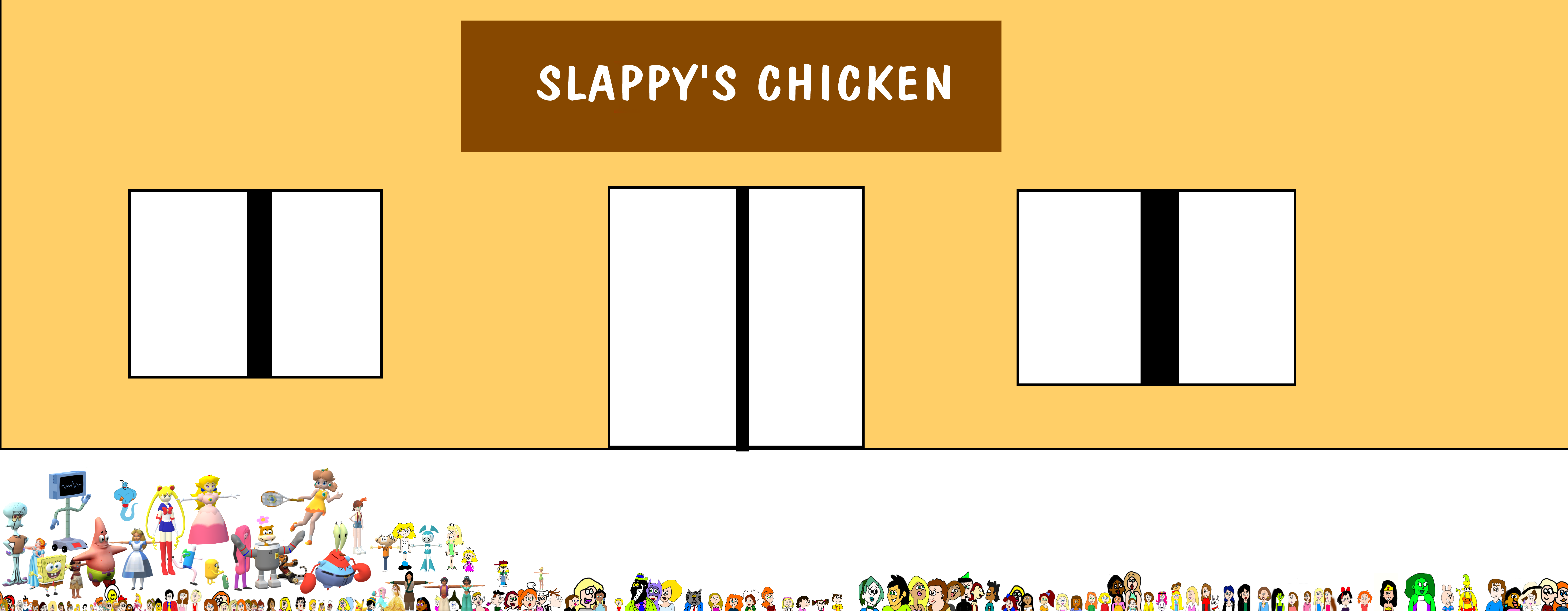Adam and More Going to Slappy's Chicken by MJEGameandComicFan89 on