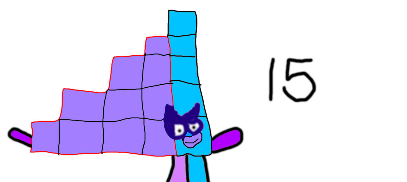 Numberblocks #15 (Stairs) by MJEGameandComicFan89 on DeviantArt