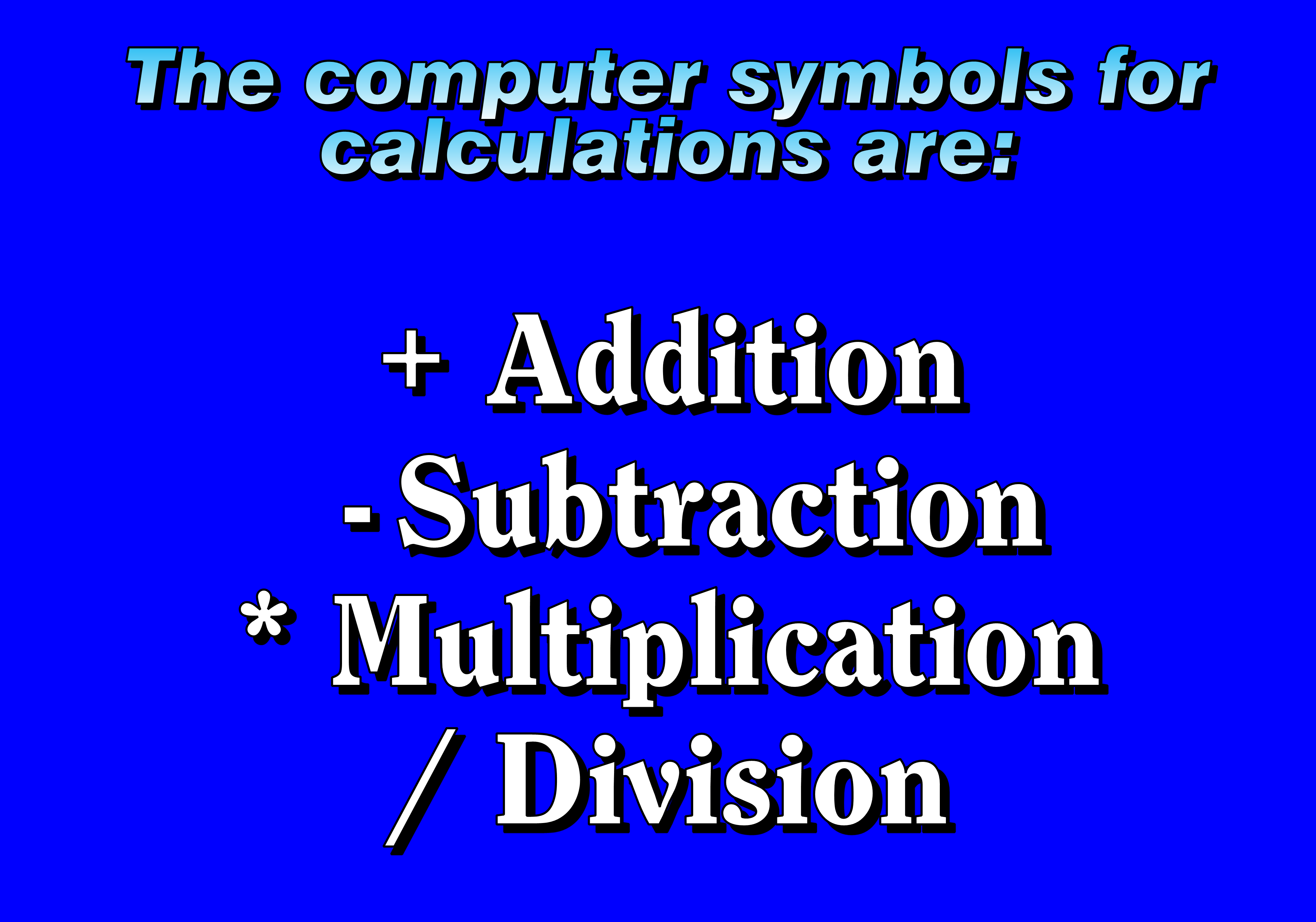 Computer Calculation Symbol Computer Symbols for Calculation by MJEGameandComicFan89 on DeviantArt