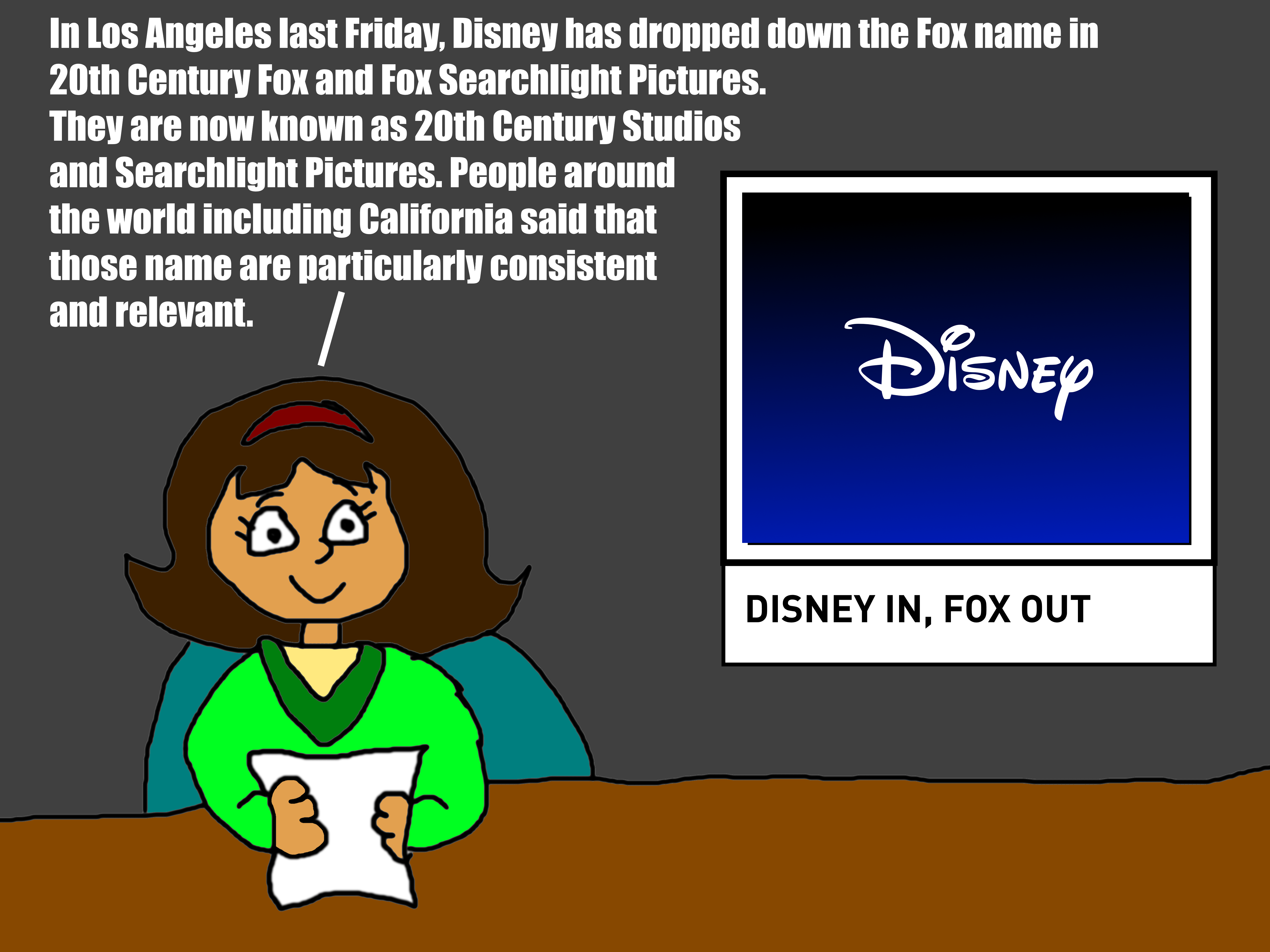 Becky Botsford Reports On Disney Cutting Out Fox By Mjegameandcomicfan On Deviantart Becky Botsford Reports On Disney Cutting Out Fox By Mjegameandcomicfan On Deviantart