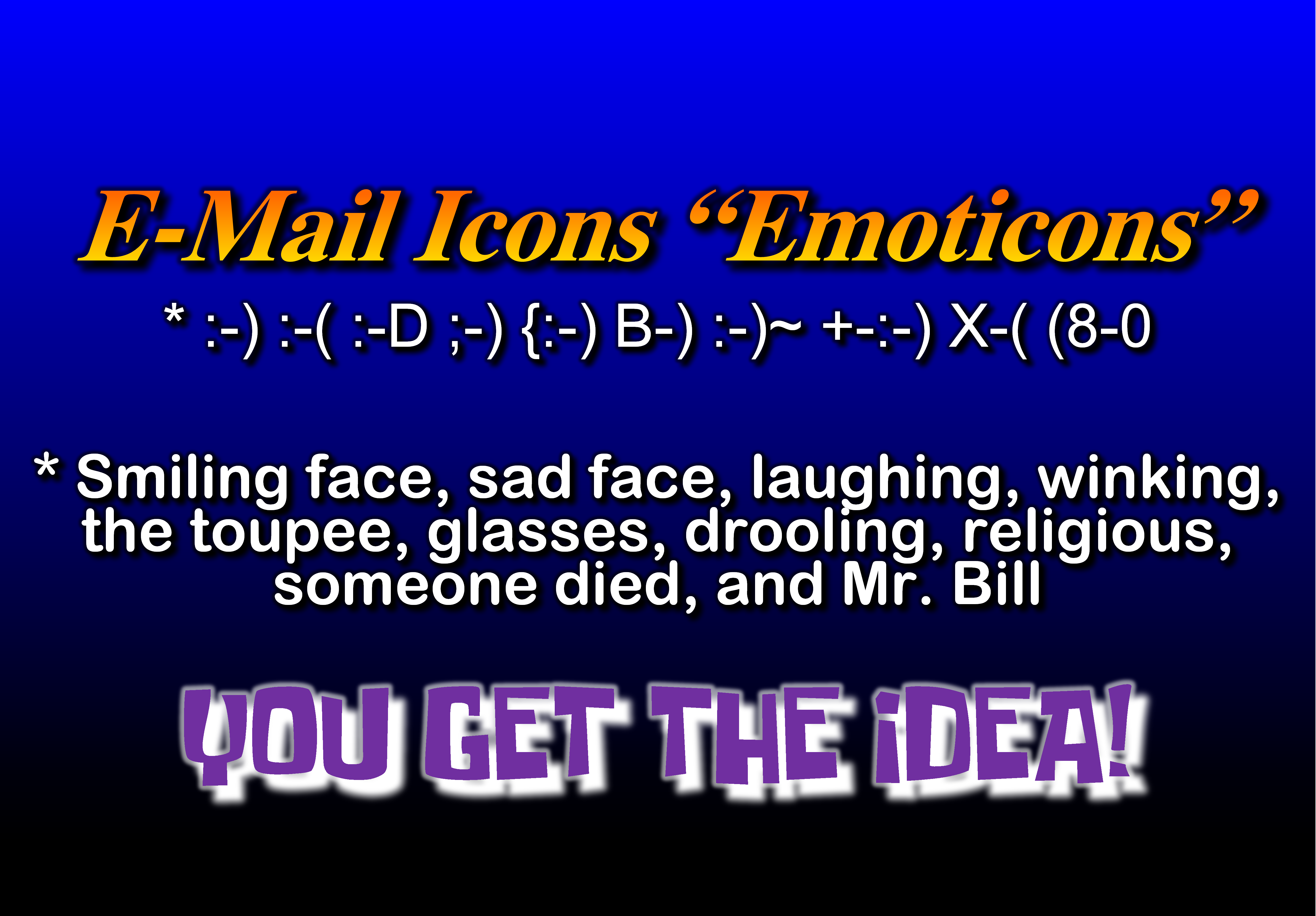 Email Emotion Icon Emoticons for E-Mail Icons on Internet by MJEGameandComicFan89 on ...
