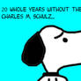 Snoopy Sad it's 20 Years Without Charles Schulz
