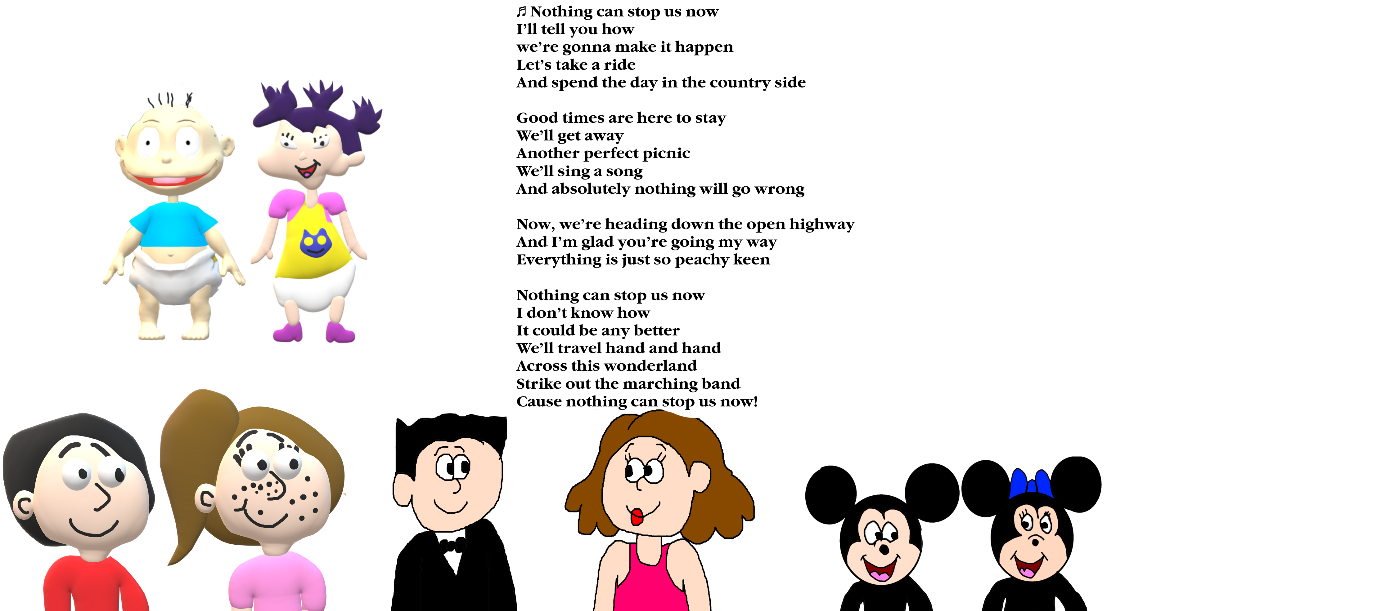 Mickey And More Sang Nothing Can Stop Us Now By