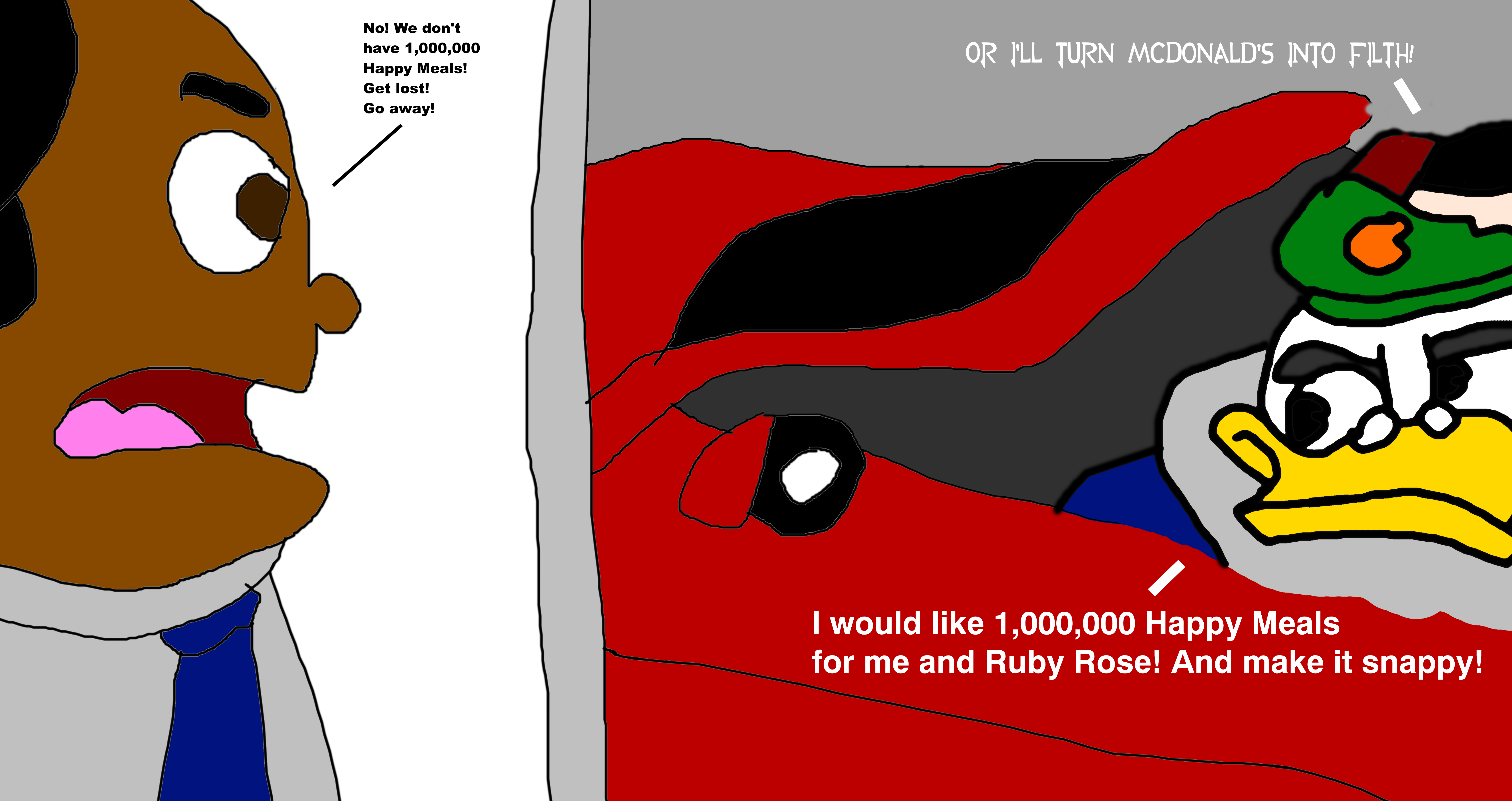 Mickey D S Doesn T Have 1 Million Happy Meals By Mjegameandcomicfan On Deviantart Mickey D S Doesn T Have 1 Million Happy Meals By Mjegameandcomicfan On Deviantart