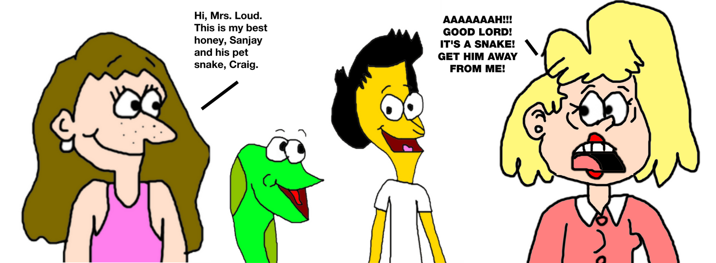 Deviantart Rita The Snake Rita Loud is Terrified of Craig the Snake by MJEGameandComicFan89 on ...