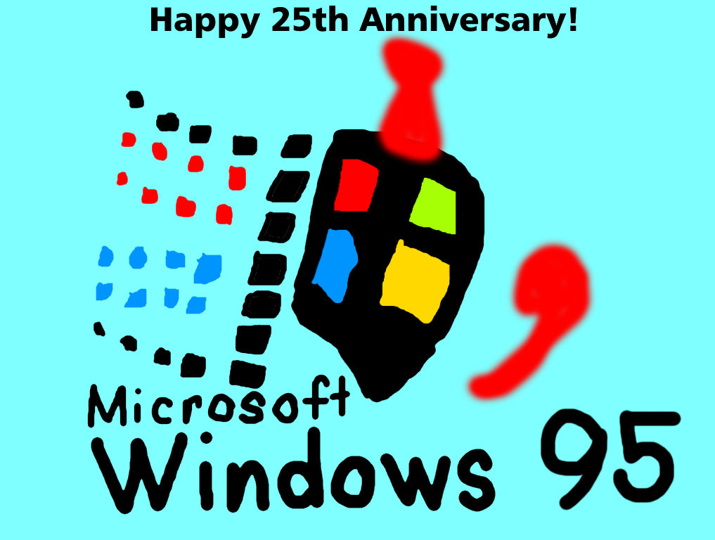 Windows 95's 25th Anniversary! by MJEGameandComicFan89 on DeviantArt
