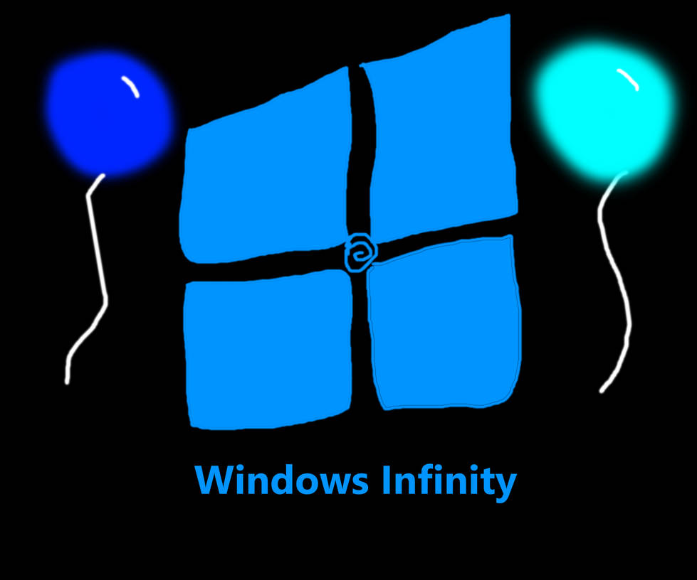 Windows Infinitity Windows Infinity with Blue and Turquoise Balloons by ...