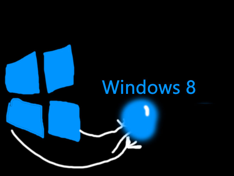 Windows 8 Hugging Blue Balloon by MJEGameandComicFan89 on DeviantArt