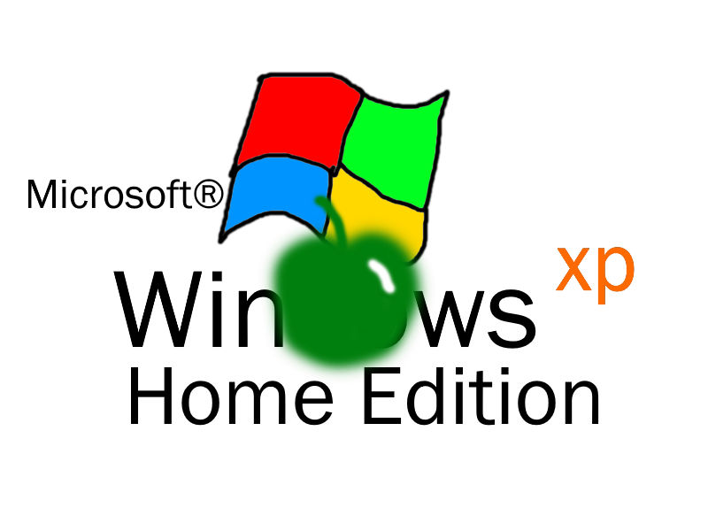 Windows XP Home Edition's Green Apple by MJEGameandComicFan89 on DeviantArt