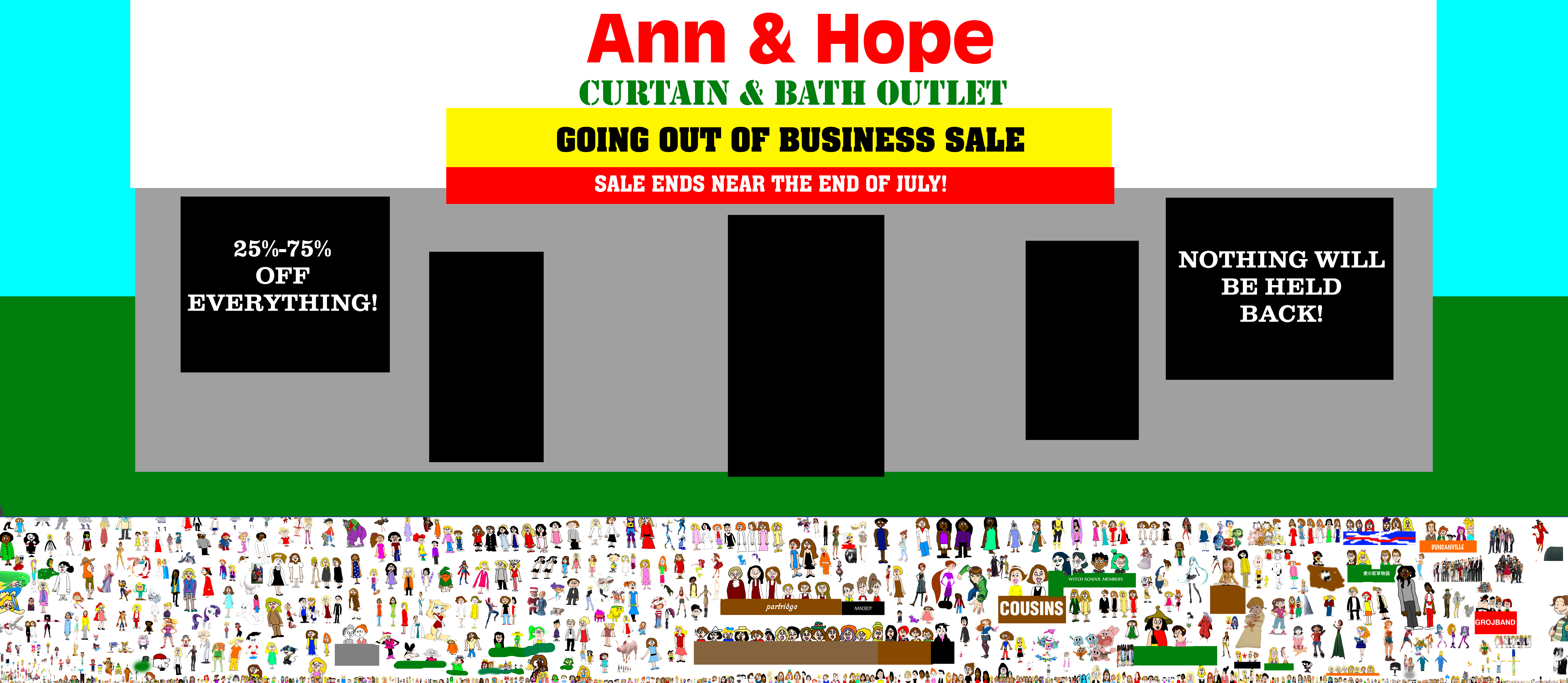 All People At Ann And Hope Out Of Business By Mjegameandcomicfan89 On Deviantart