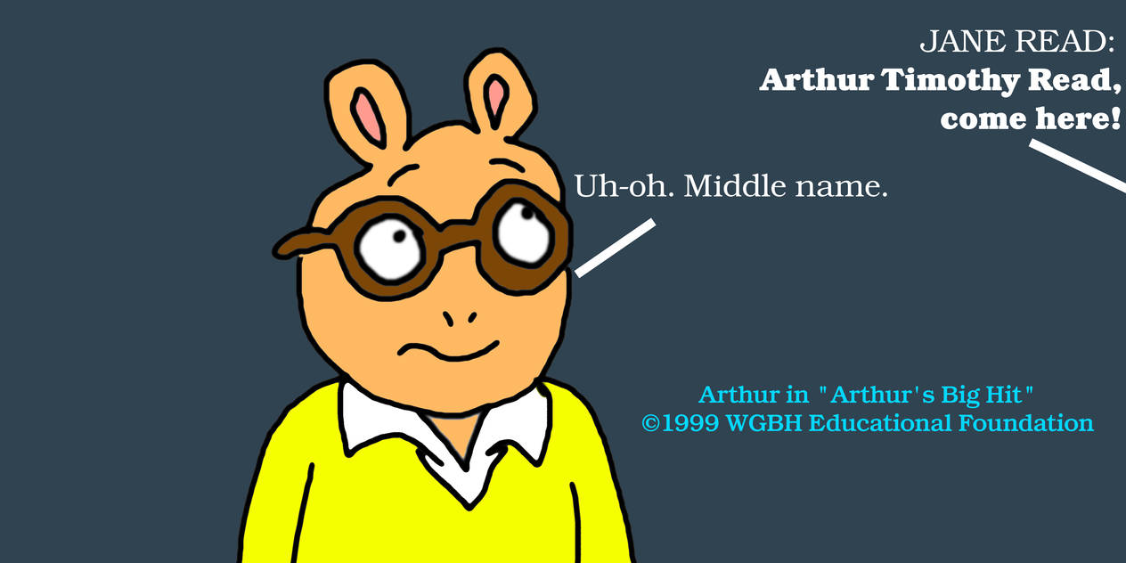 Arthur Timothy Read Knew He's in Trouble by MJEGameandComicFan89 on ...