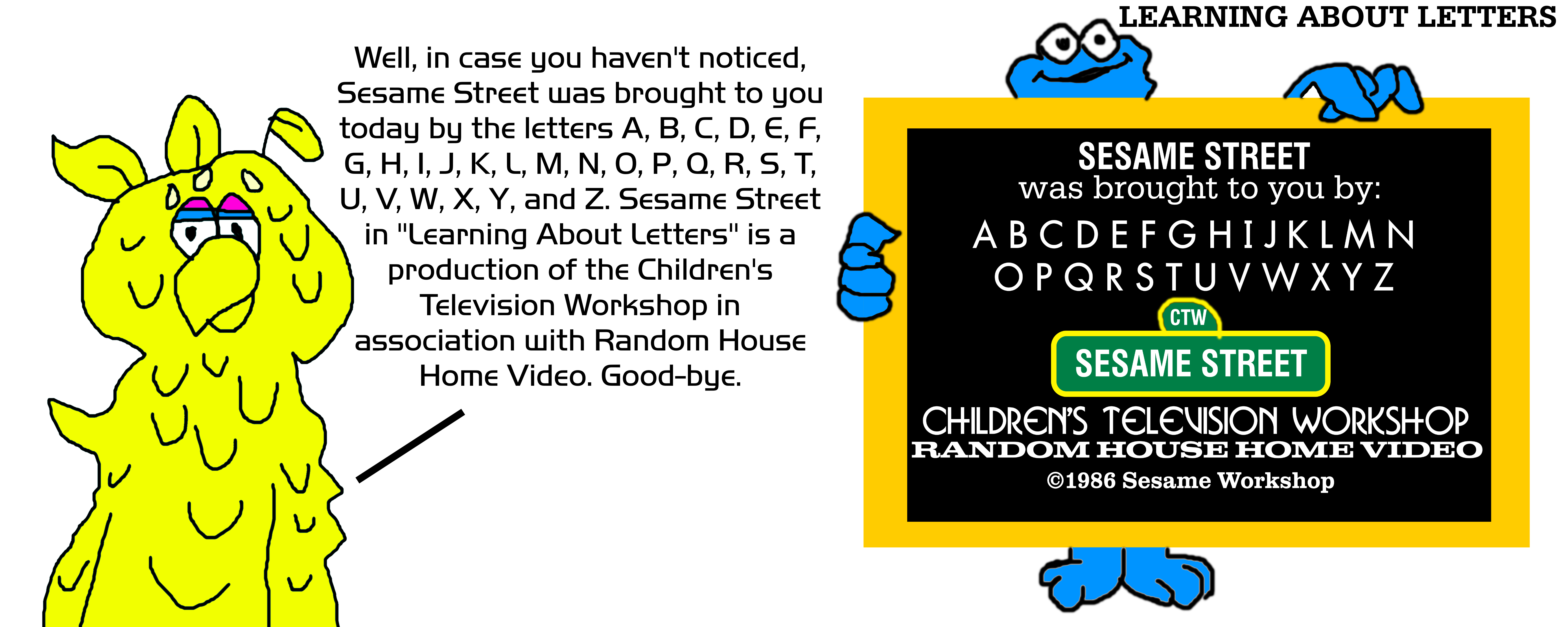 Sesame Street Learning About Letters Ending by on