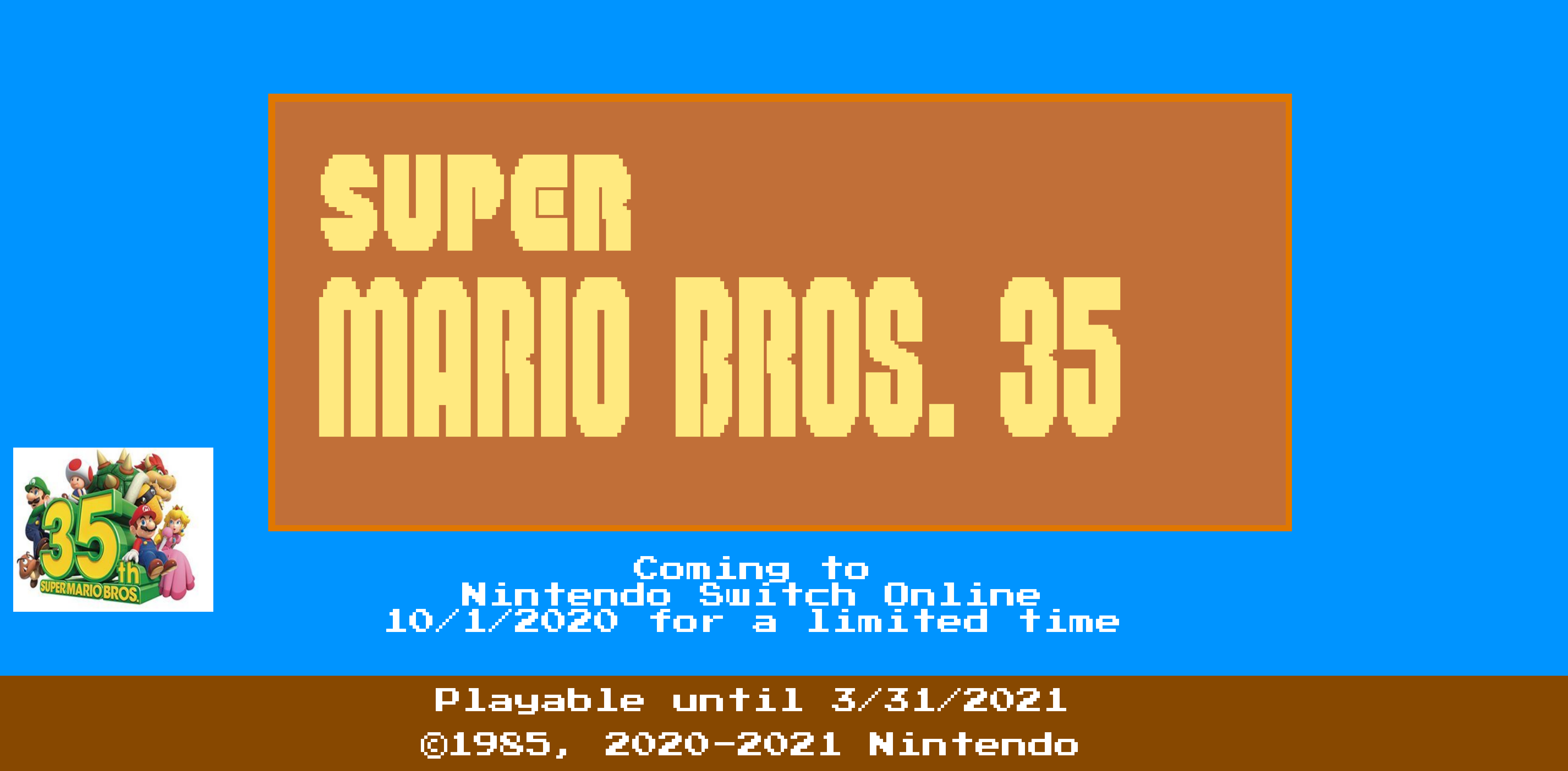 Super Mario Bros. 35 Coming October 1st by MJEGameandComicFan89 on