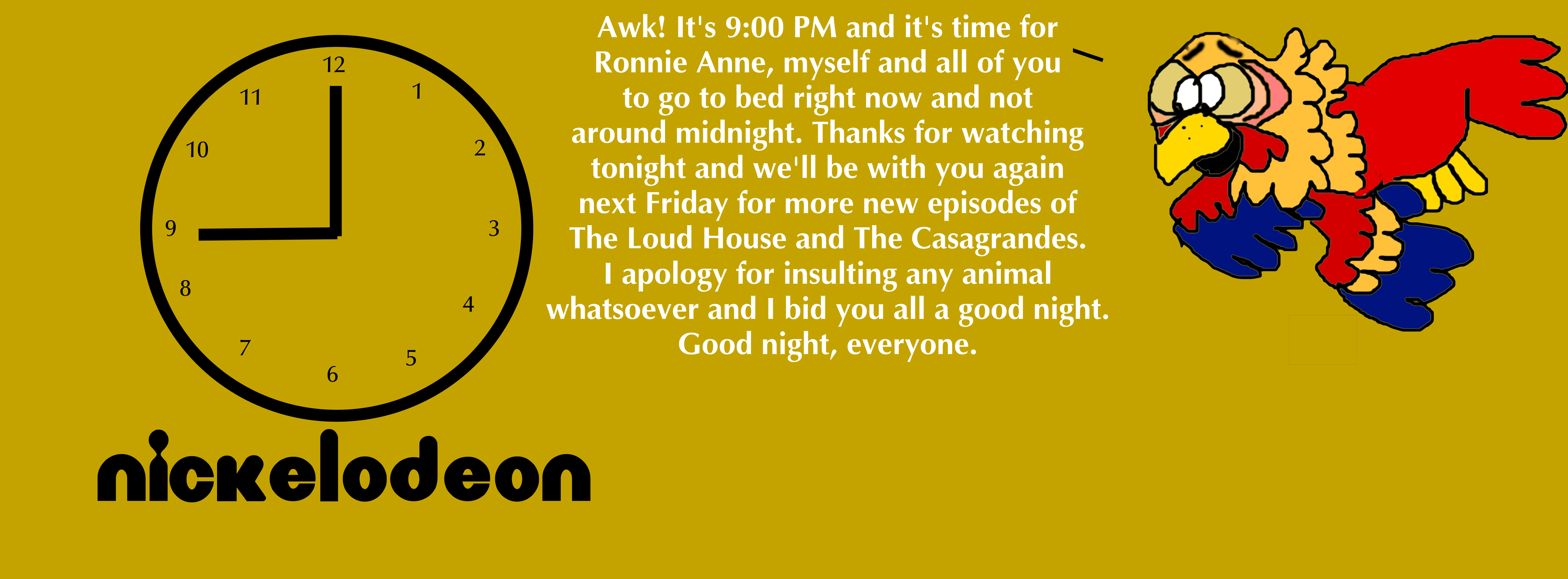 Nick Sign Off Deviantart Sergio Signs Off Nick and Apologized to Animals by MJEGameandComicFan89 ...