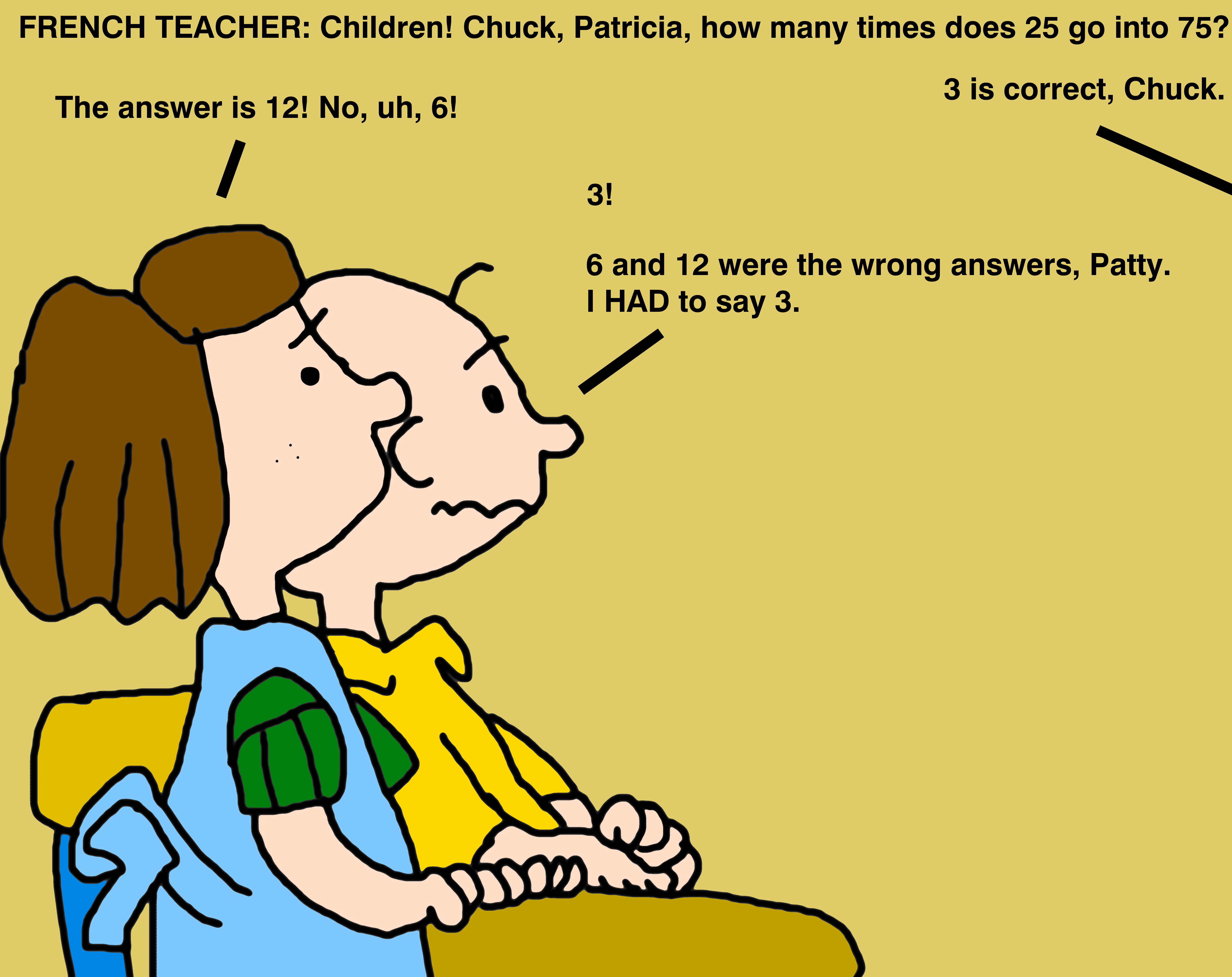 25 Goes Into 75 3 Times Patty Learn Your Division By 25-goes-into-75-3-times-patty-learn-your-division-by