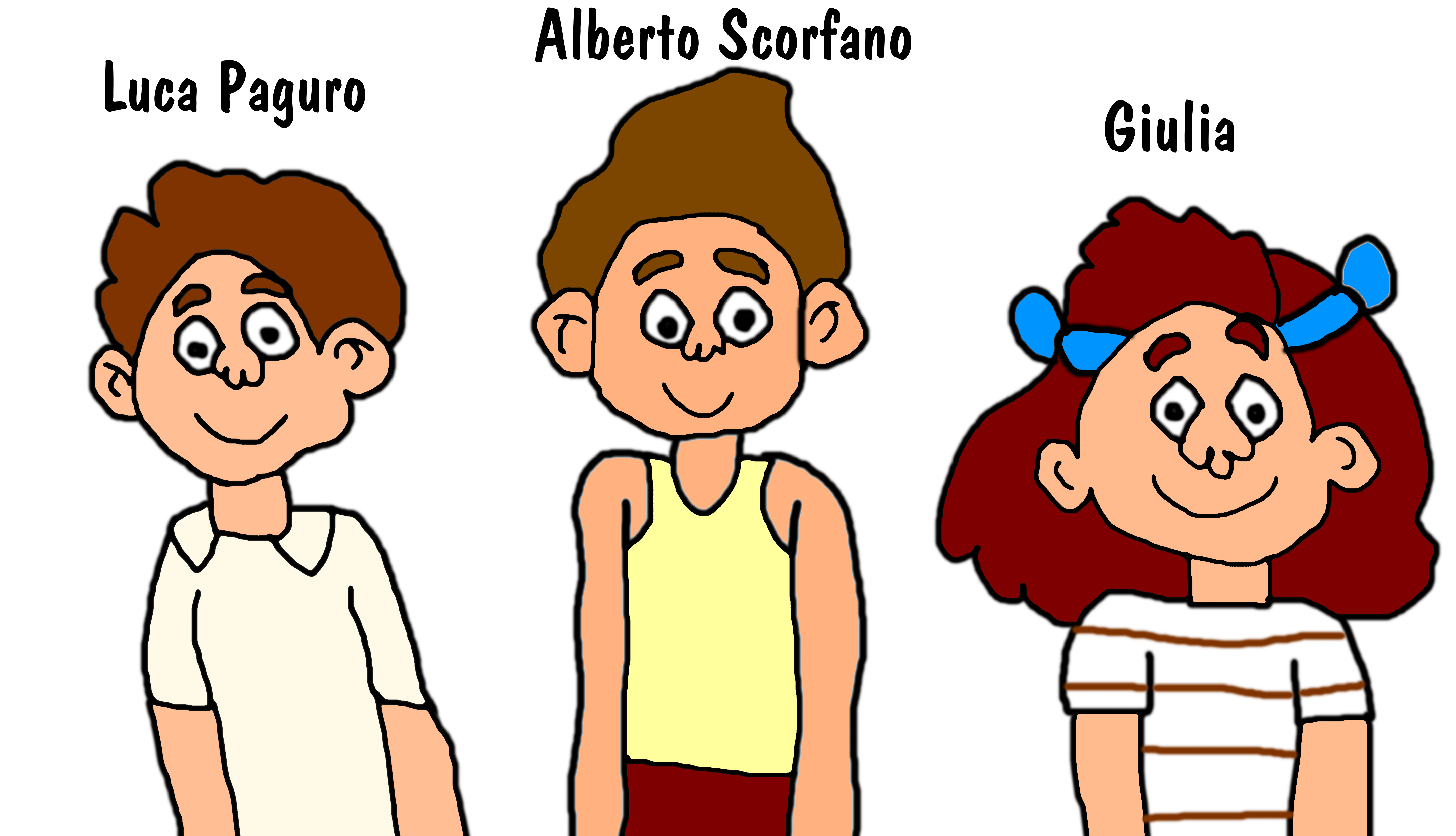 Luca Paguro and Alberto Scorfano by DromeoArt on DeviantArt