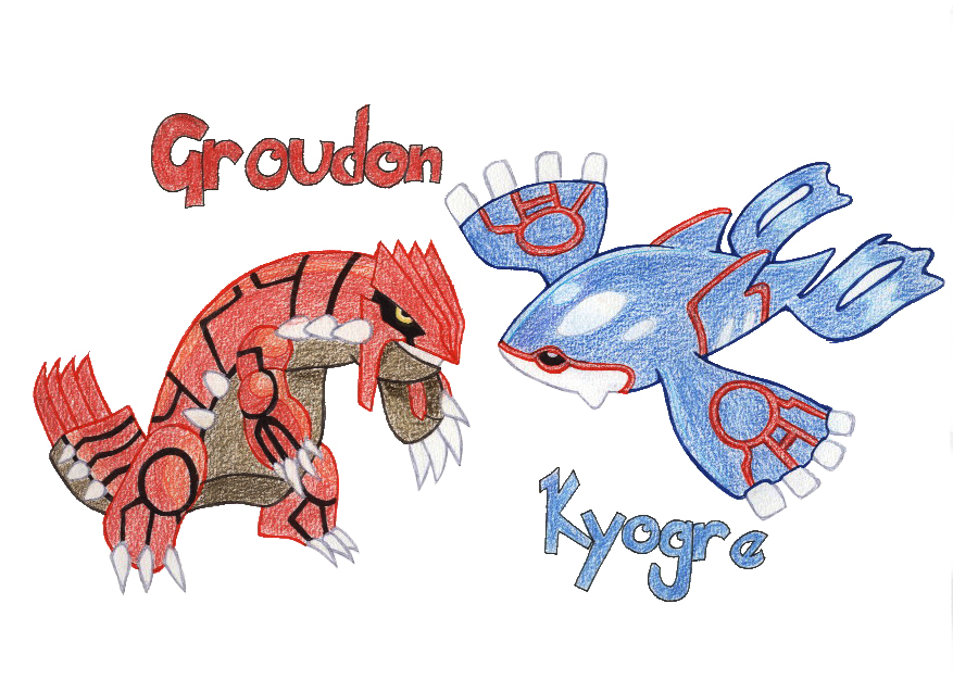 Groudon vs Kyogre Showdown