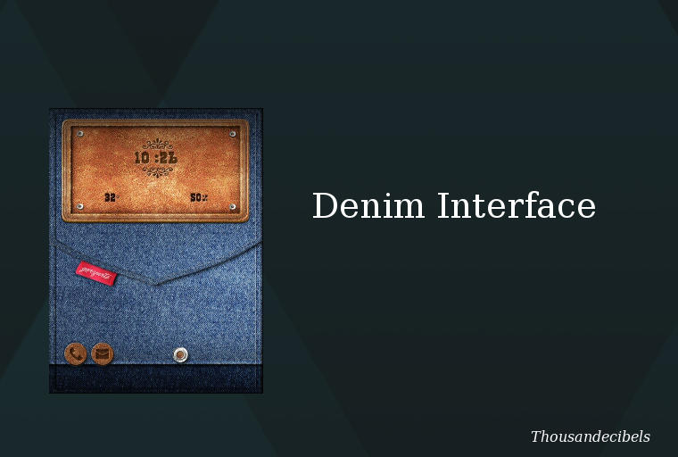 Denim Interface by thousandecibels on DeviantArt