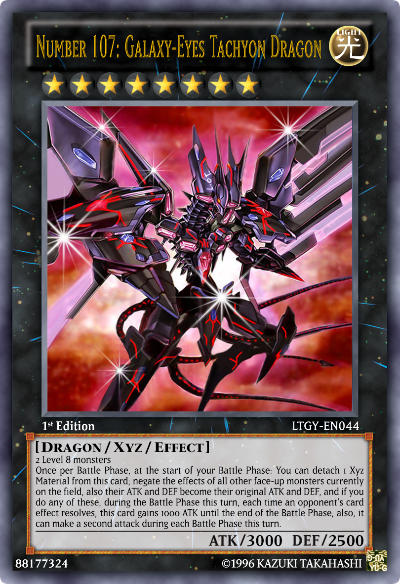 Number 107- Galaxy-Eyes Tachyon Dragon by thousandecibels on DeviantArt