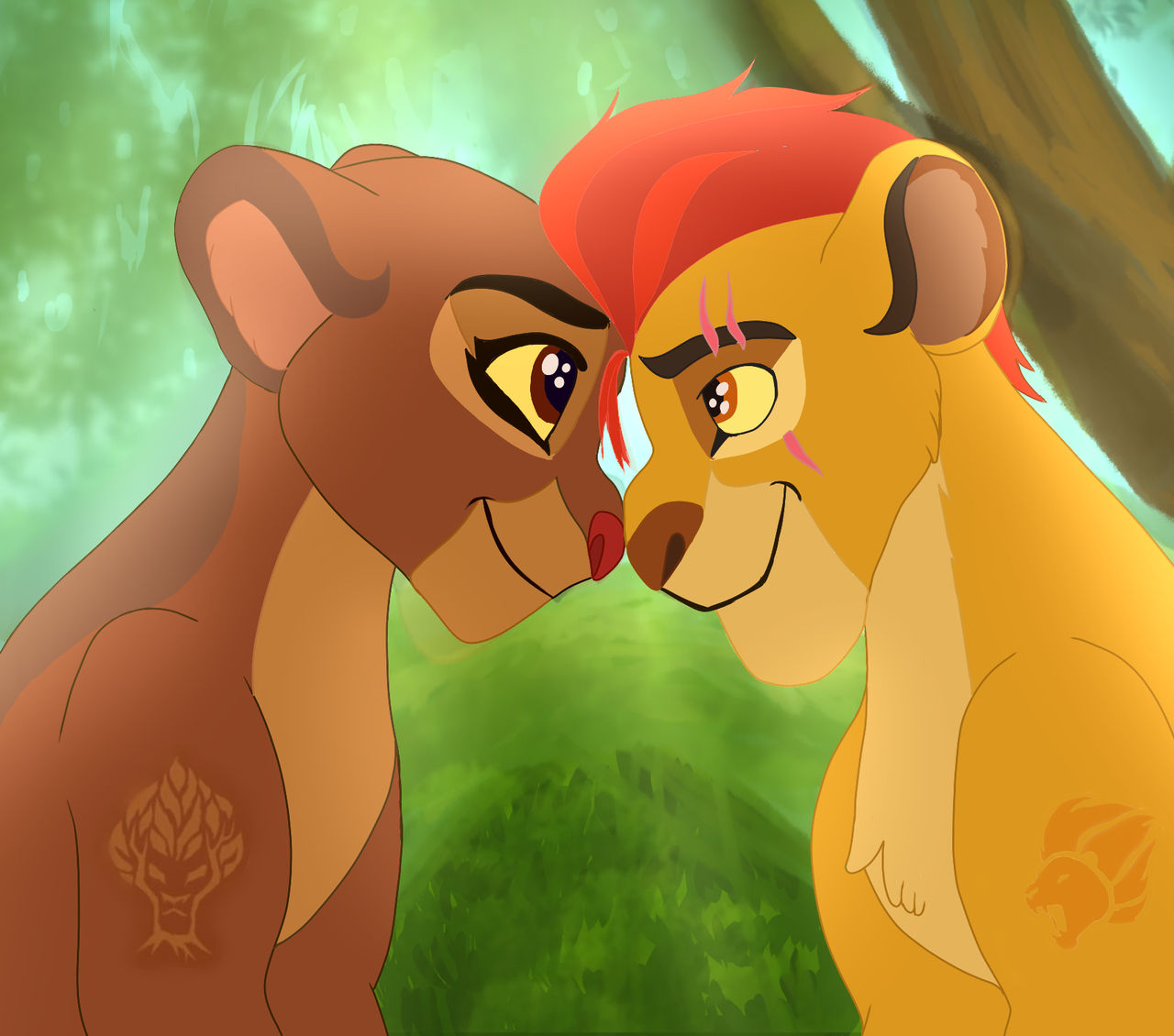 Kion Rani Kion e Rani by ArthuDr on DeviantArt