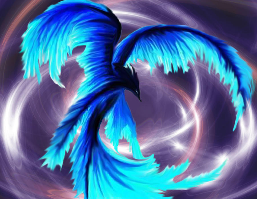 Аватарки птицы. Синяя птица Феникс. Птица Феникс. Голубой Феникс. Ледяная птица.