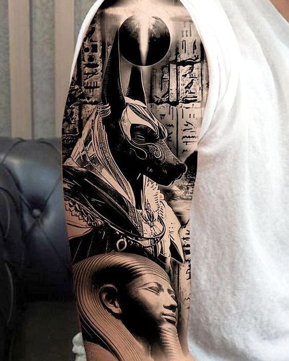 Egyptian gods Tattoo design by 21V on DeviantArt