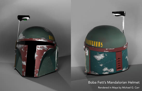 Boba Fett Helmet Showcase 2