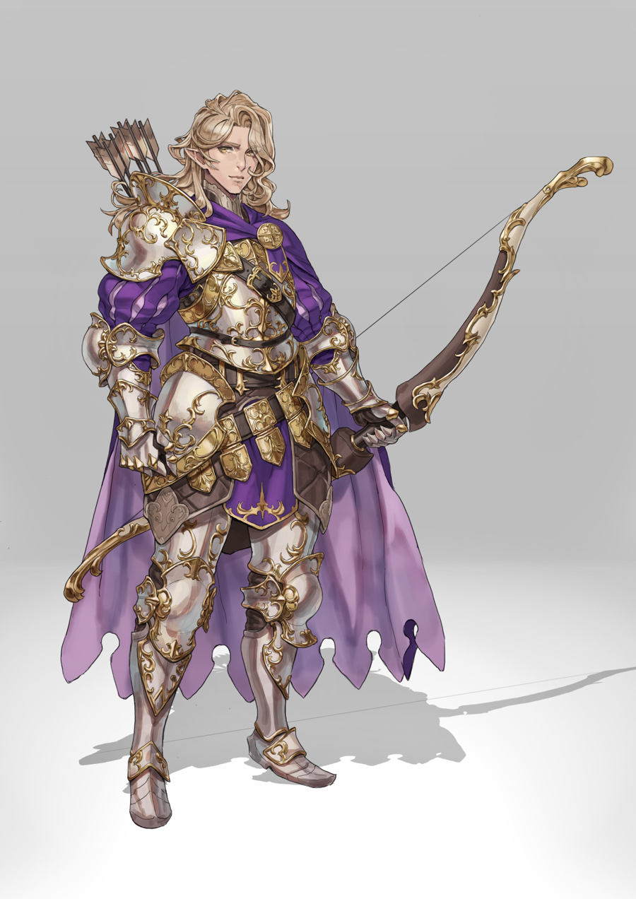 Purple Dragon Knight Archer by nrcgray on DeviantArt