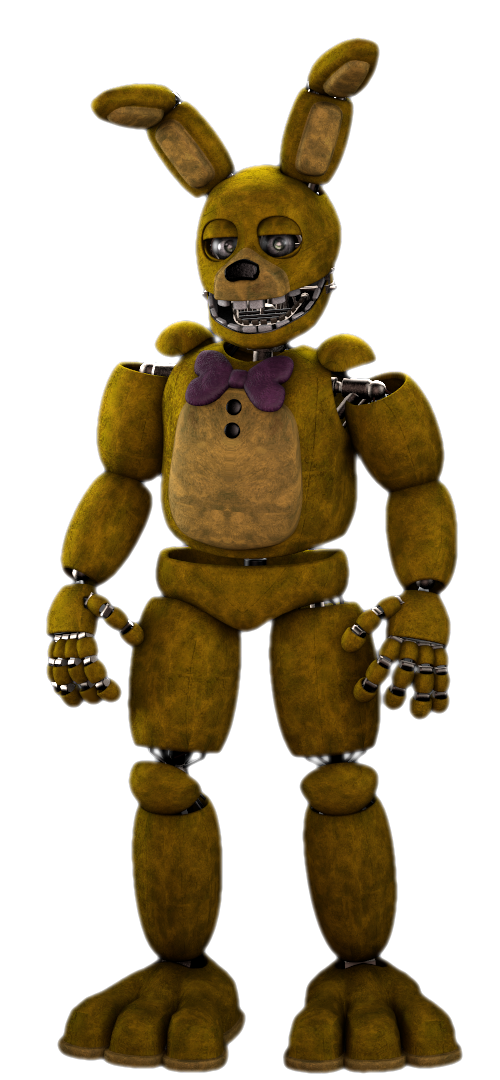 Springbonnie edit Render by DynamationsYT on DeviantArt