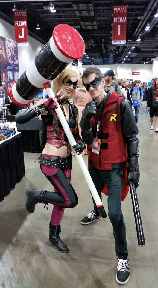 Harley Quinn and Robin by rivendale77 on DeviantArt